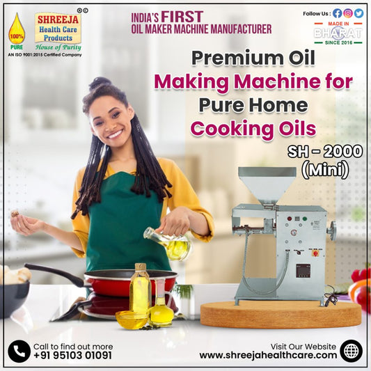 Premium Oil Making Machine for Pure Home Cooking Oils