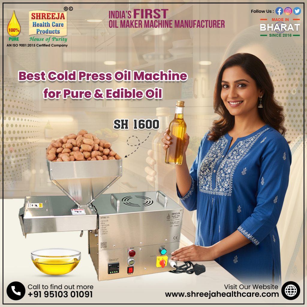 Best Cold Press Oil Machine for Pure & Edible Oil