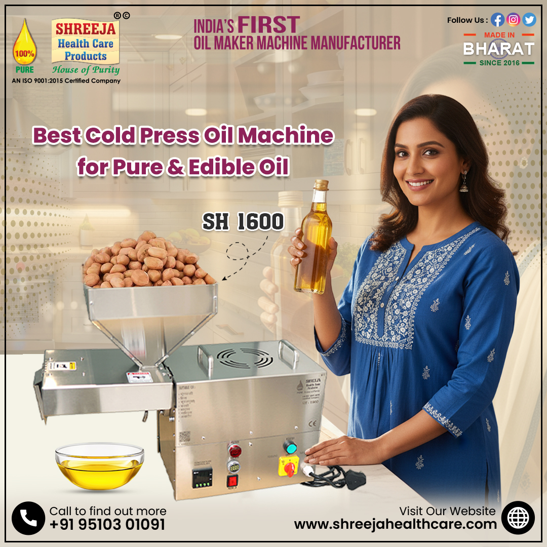 Best Cold Press Oil Machine for Commercial use
